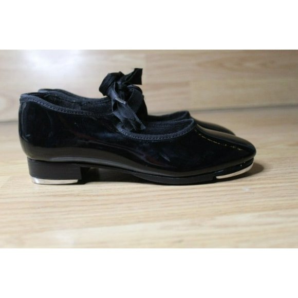 Capezio Tele Tone Tap Girls TAP Shoes / SIZE: 1W - Picture 4 of 12